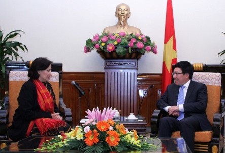 Pham Binh Minh reçoit les ambassadeurs cubain et indien au Vietnam - ảnh 2